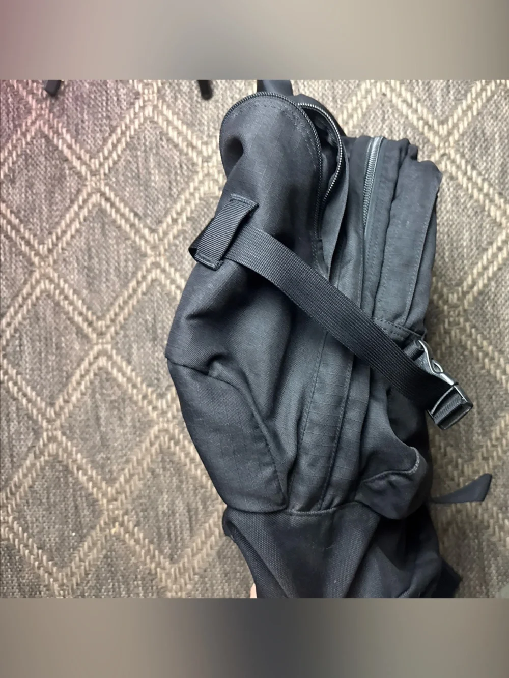 VTG The North Face Wasatch Black Outdoor Hiking Travel Backpack